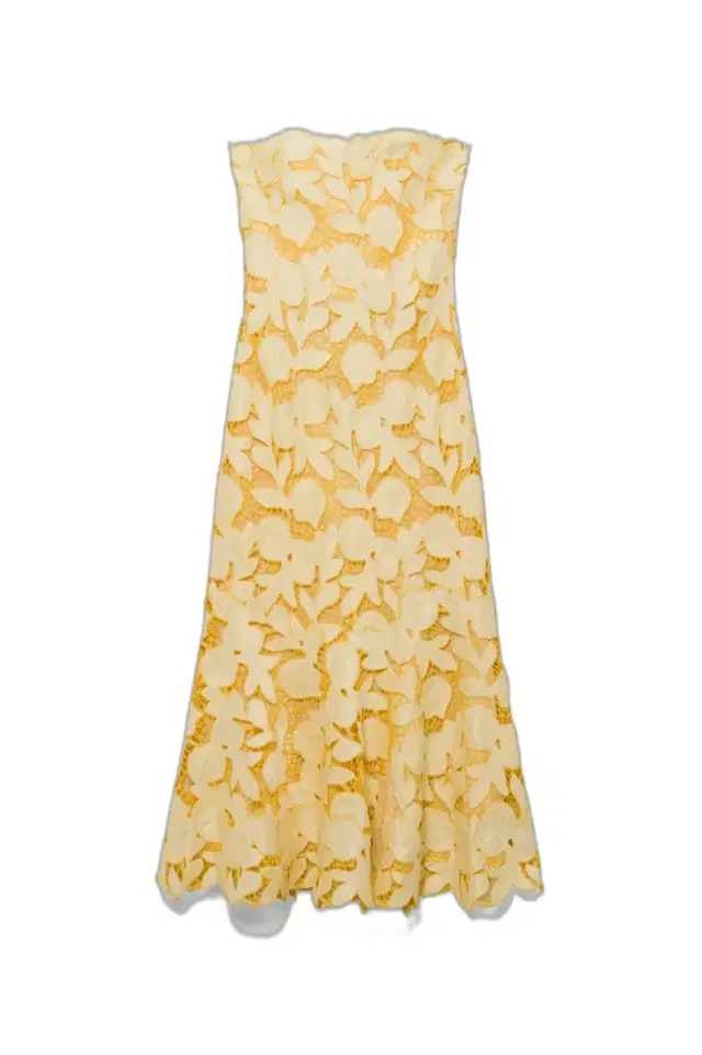 Valletta Strapless Embroidered Dress