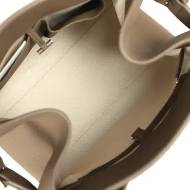 The Row The Row Soft Margaux 12 Bag Smoked Taupe Calfskin Silver Hardware | Thumbnail 9 The Row The Row Soft Margaux 12 Bag Smoked Taupe Calfskin Silver Hardware | Thumbnail 9