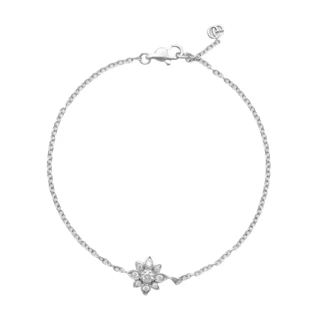 Gucci Gucci Flora 18K White Gold Diamond Bracelet by The Solist