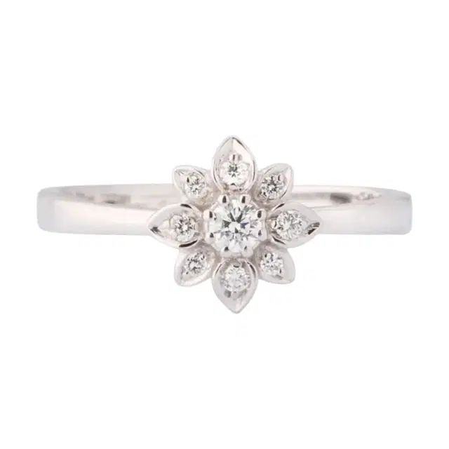 Gucci Gucci Flower 18K White Gold Diamond Ring YBC7962170010 - by The Solist