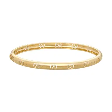 Gucci Gucci Icon 18K Yellow Gold Bangle Bracelet YBA8092550010 - M (6.7 by The Solist | Thumbnail 1