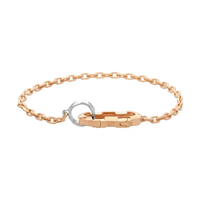 Gucci Gucci Link to Love 18K Rose and White Gold Chain Bracelet by The Solist