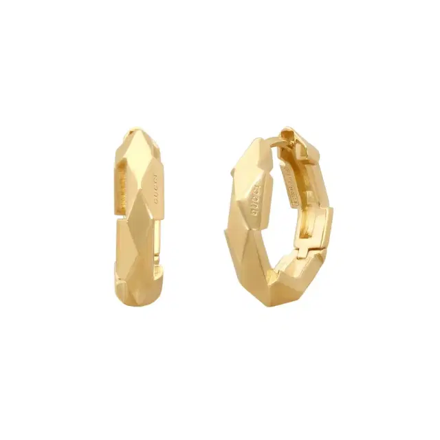 Gucci Gucci Link to Love 18K Yellow Gold Hoop Earrings by The Solist