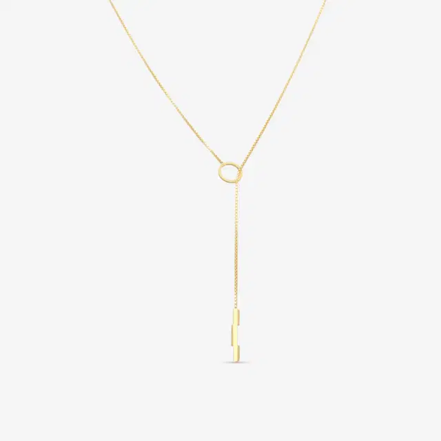 Gucci Gucci Link to Love 18K Yellow Gold Lariat Necklace by The Solist