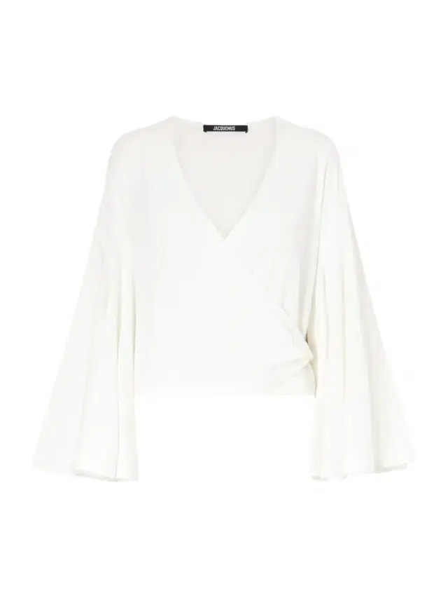 The Ventadou Paper-blend Wrap Top
