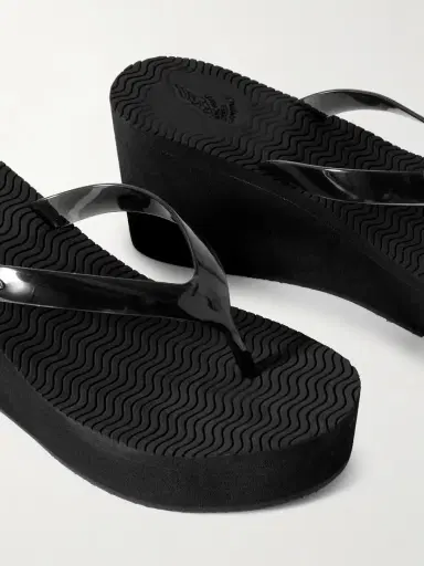 Ancient Greek Sandals Etheria Pvc Wedge Flip Flops | Thumbnail 4
