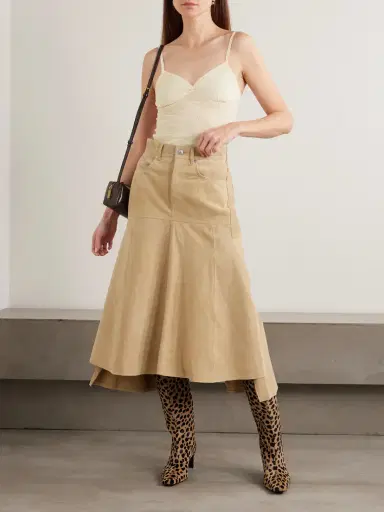 Victoria Beckham Pointelle-knit Cotton-blend Camisole | Thumbnail 2 Victoria Beckham Pointelle-knit Cotton-blend Camisole | Thumbnail 2