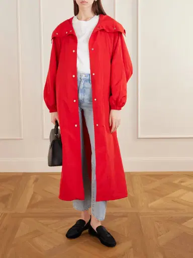 RÓHE Hooded Taffeta Coat | Thumbnail 2