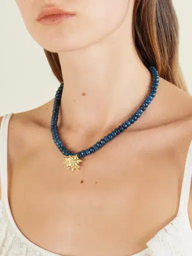 YSSO Sea Urchin Gold-plated Jade Necklace | Thumbnail 2 YSSO Sea Urchin Gold-plated Jade Necklace | Thumbnail 2