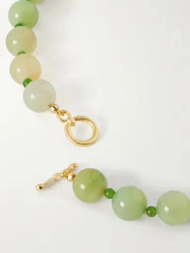 YSSO Daphne Gold-plated Jade Necklace | Thumbnail 3 YSSO Daphne Gold-plated Jade Necklace | Thumbnail 3