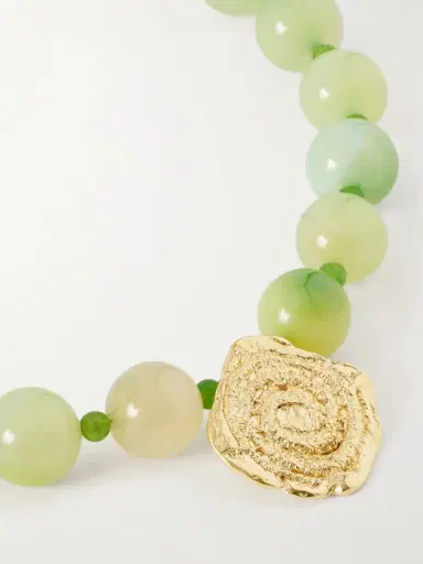 YSSO Daphne Gold-plated Jade Necklace | Thumbnail 4 YSSO Daphne Gold-plated Jade Necklace | Thumbnail 4
