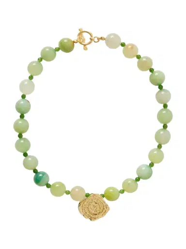 YSSO Daphne Gold-plated Jade Necklace | Thumbnail 1 YSSO Daphne Gold-plated Jade Necklace | Thumbnail 1