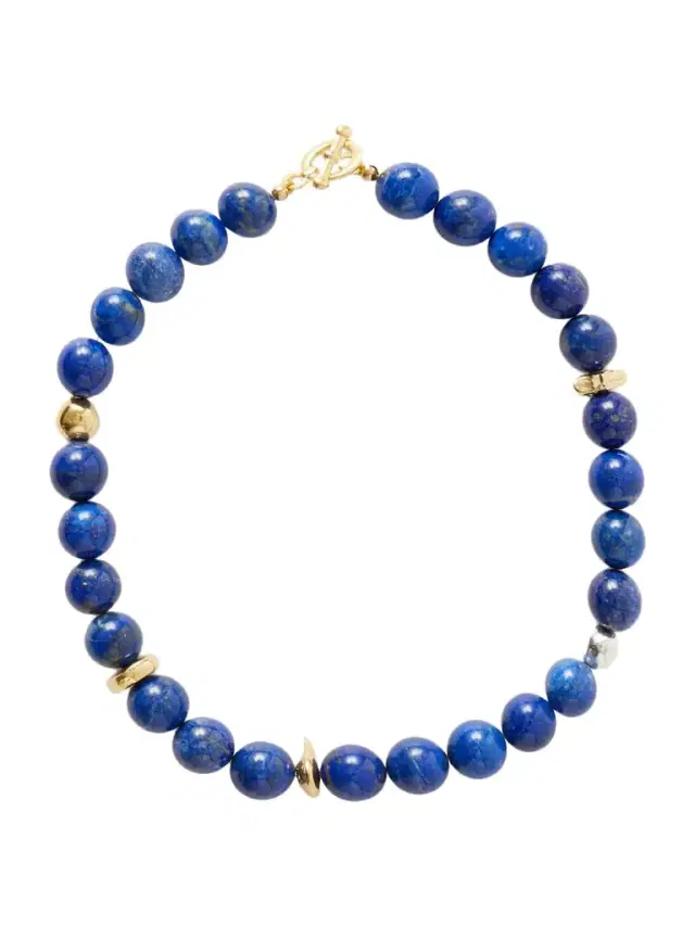 YSSO Helen Gold-plated Lapis Lazuli Necklace