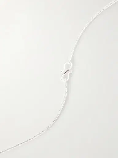 LIÉ STUDIO The Julia Silver And Serpentine Necklace | Thumbnail 3 LIÉ STUDIO The Julia Silver And Serpentine Necklace | Thumbnail 3