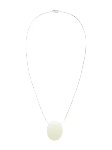 LIÉ STUDIO The Julia Silver And Serpentine Necklace | Thumbnail 1 LIÉ STUDIO The Julia Silver And Serpentine Necklace | Thumbnail 1