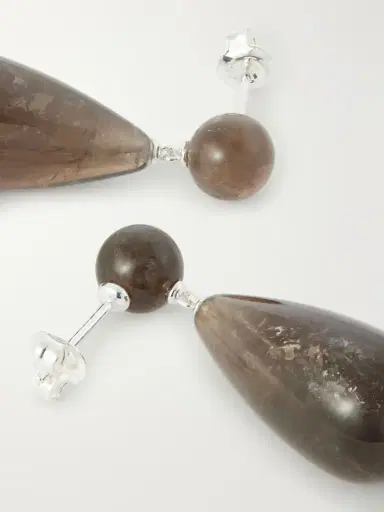 LIÉ STUDIO The Lola Silver And Quartz Earrings | Thumbnail 3 LIÉ STUDIO The Lola Silver And Quartz Earrings | Thumbnail 3