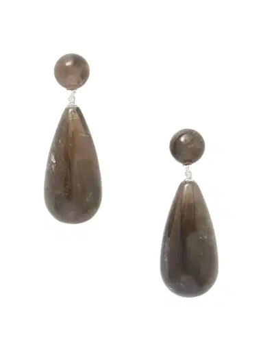 LIÉ STUDIO The Lola Silver And Quartz Earrings | Thumbnail 1 LIÉ STUDIO The Lola Silver And Quartz Earrings | Thumbnail 1