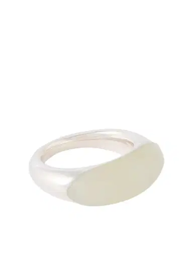 LIÉ STUDIO Beatrice Silver And Serpentine Ring | Thumbnail 1 LIÉ STUDIO Beatrice Silver And Serpentine Ring | Thumbnail 1