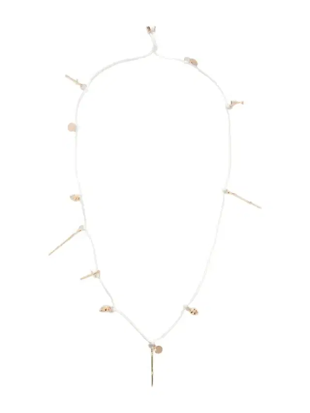 Gold Tone Charm Necklace