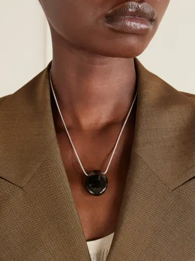 LIÉ STUDIO The Julia Silver And Quartz Necklace | Thumbnail 2 LIÉ STUDIO The Julia Silver And Quartz Necklace | Thumbnail 2