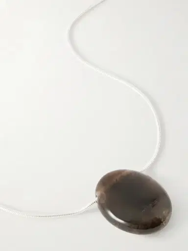 LIÉ STUDIO The Julia Silver And Quartz Necklace | Thumbnail 4 LIÉ STUDIO The Julia Silver And Quartz Necklace | Thumbnail 4