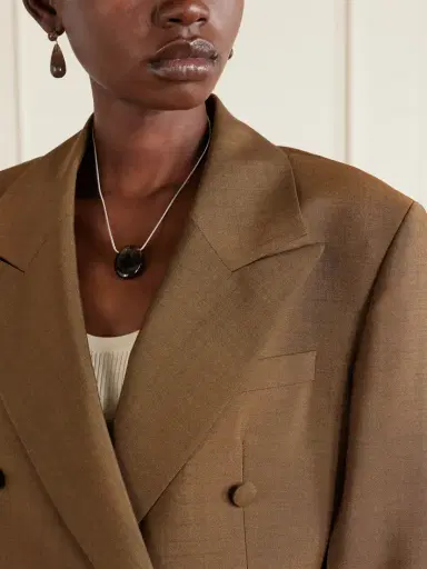 LIÉ STUDIO The Julia Silver And Quartz Necklace | Thumbnail 5 LIÉ STUDIO The Julia Silver And Quartz Necklace | Thumbnail 5