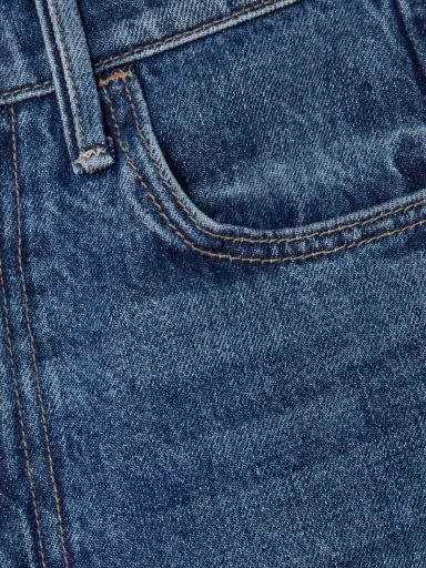 Mother The Half Pipe Bermuda Fray Denim Shorts | Thumbnail 5 Mother The Half Pipe Bermuda Fray Denim Shorts | Thumbnail 5