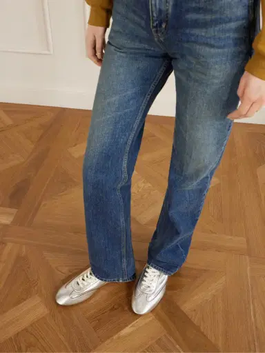 Saint Laurent Lewis Metallic Leather Sneakers | Thumbnail 2 Saint Laurent Lewis Metallic Leather Sneakers | Thumbnail 2
