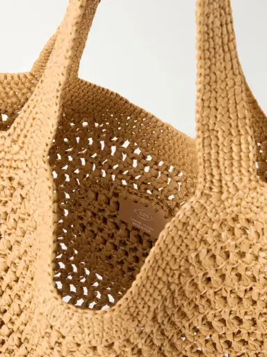 Tod's Woven Straw Tote Bag | Thumbnail 6 Tod's Woven Straw Tote Bag | Thumbnail 6