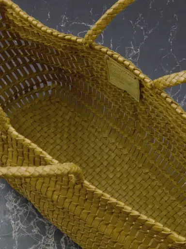 Dragon Diffusion Terrafino Woven Leather Tote | Thumbnail 4