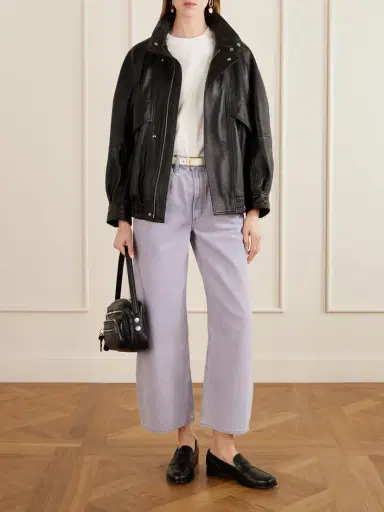 AGOLDE Low Curve Crop High-rise Wide-leg Jeans | Thumbnail 2
