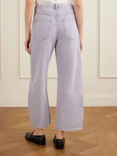 AGOLDE Low Curve Crop High-rise Wide-leg Jeans | Thumbnail 4