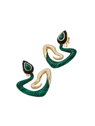 L’Atelier Nawbar Bond Street Boa 18-karat Gold Multi-stone Earrings | Thumbnail 1