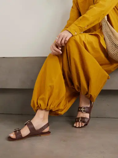 Jamie Haller The Double Buckle Leather Sandals | Thumbnail 2 Jamie Haller The Double Buckle Leather Sandals | Thumbnail 2