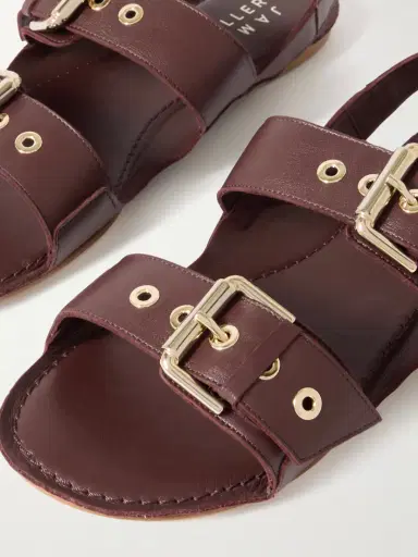 Jamie Haller The Double Buckle Leather Sandals | Thumbnail 4 Jamie Haller The Double Buckle Leather Sandals | Thumbnail 4