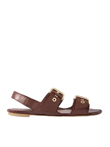Jamie Haller The Double Buckle Leather Sandals | Thumbnail 1 Jamie Haller The Double Buckle Leather Sandals | Thumbnail 1