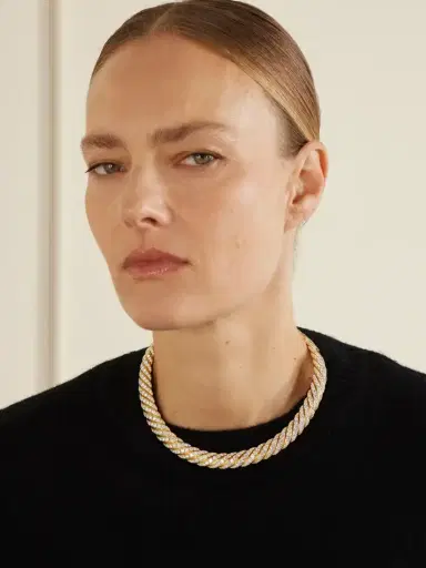 David Yurman Sculpted Cable 18-karat Gold Diamond Necklace | Thumbnail 5 David Yurman Sculpted Cable 18-karat Gold Diamond Necklace | Thumbnail 5