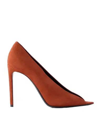 Valentino Garavani Révélé Logo-embellished Pvc-trimmed Suede Pumps | Thumbnail 1 Valentino Garavani Révélé Logo-embellished Pvc-trimmed Suede Pumps | Thumbnail 1
