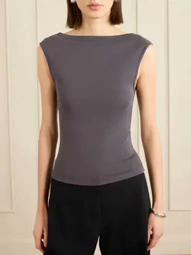 St. Agni Ballerina Organic Cotton-jersey Top | Thumbnail 3