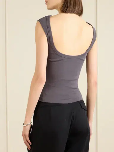 St. Agni Ballerina Organic Cotton-jersey Top | Thumbnail 4