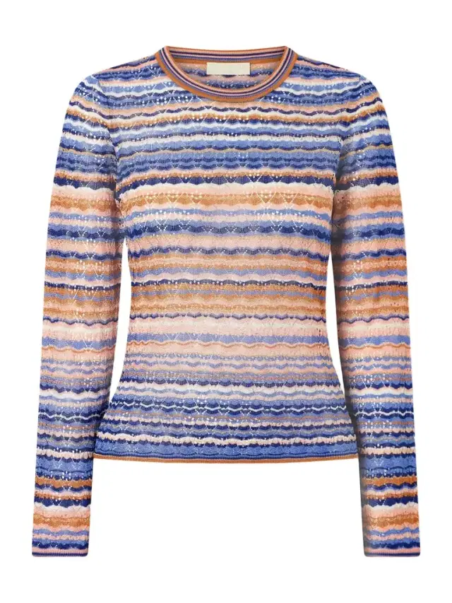 Lunaire Striped Knitted Sweater