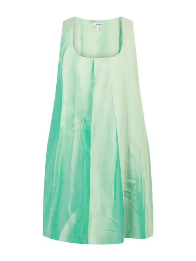 Dégradé Crinkled Cotton-blend Mini Dress
