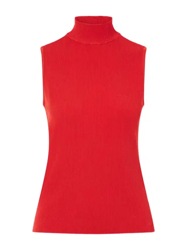 Loewe Logo-embroidered Ribbed-knit Turtleneck Top