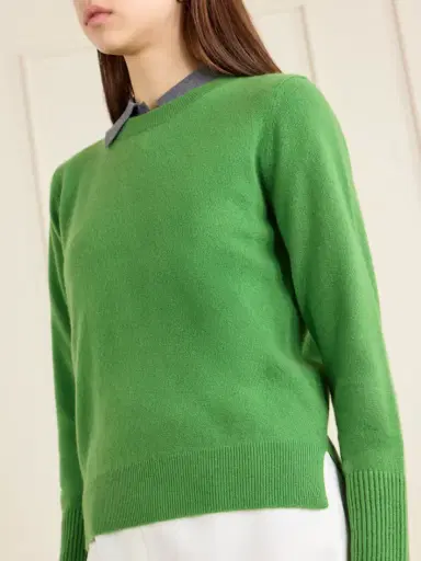 La Ligne Solid Lean Lines Cashmere Sweater | Thumbnail 4