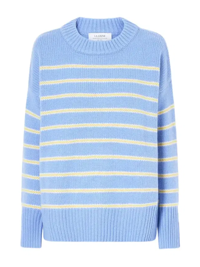 Marin Striped Wool And Cashmere-blend Sweater