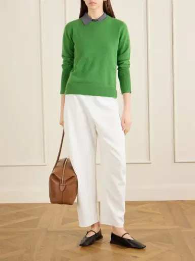 La Ligne Colby Recycled-crepe Barrel-leg Pants | Thumbnail 2