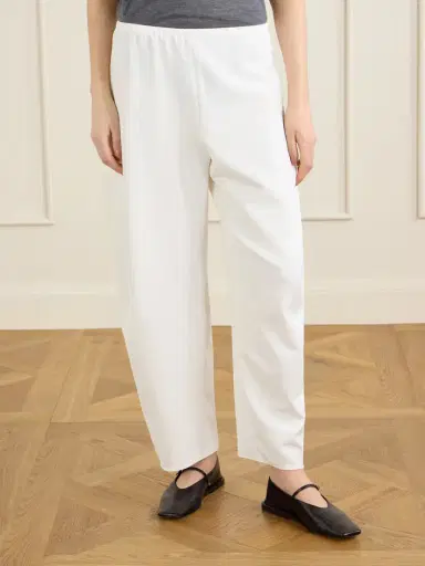 La Ligne Colby Recycled-crepe Barrel-leg Pants | Thumbnail 3