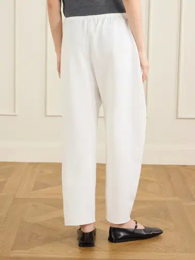 La Ligne Colby Recycled-crepe Barrel-leg Pants | Thumbnail 4
