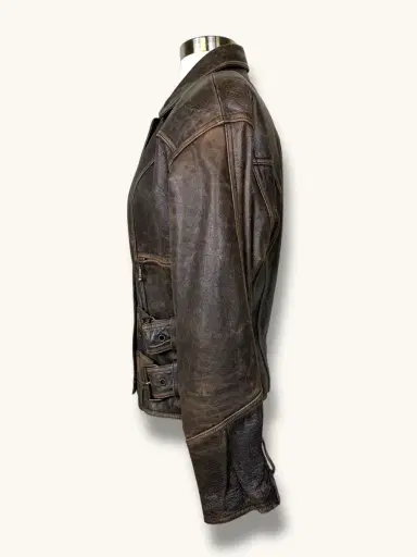 Jen Wonders Studio Leather Brown Jacket | Thumbnail 12 Jen Wonders Studio Leather Brown Jacket | Thumbnail 12