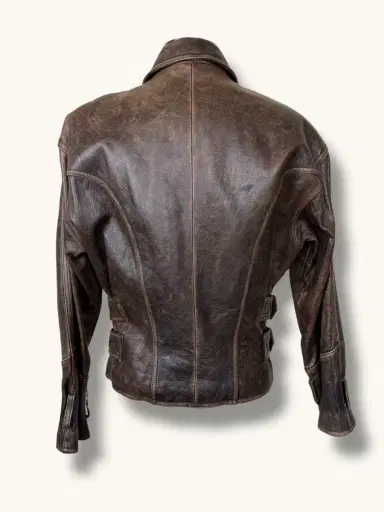 Jen Wonders Studio Leather Brown Jacket | Thumbnail 13 Jen Wonders Studio Leather Brown Jacket | Thumbnail 13